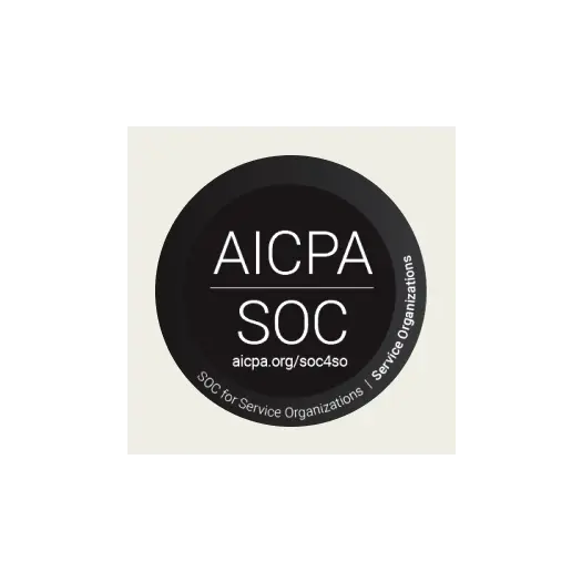 AICPA SOC 2 certification badge